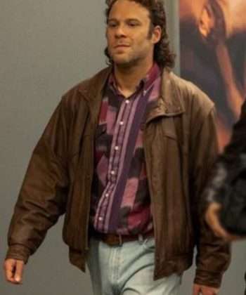 Rand Gauthier Pam & Tomm y 2022 Seth Rogen Brown Jacket