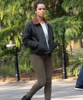 Suspicion Natalie Thompson Shearling Cotton Jacket