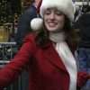 Red Christmas Movie Anne Hathaway Red Coat