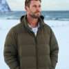 Limitless Chris Hemsworth Green Puffer Jacket