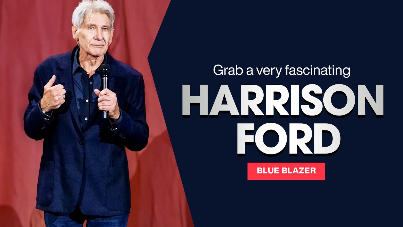 Grab a very fascinating Harrison Ford Blue Blazer